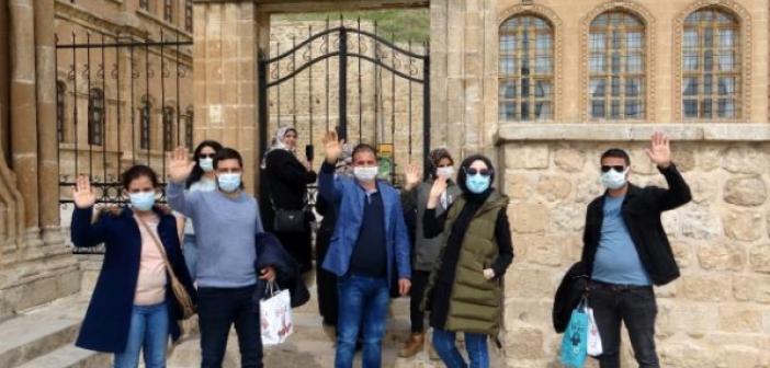 Mardin'de hafta sonu turist yoğunluğu