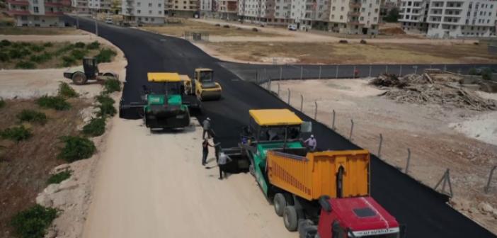 Midyat'ta Asfaltlama Çalışmaları Bayramda’ da sürdü