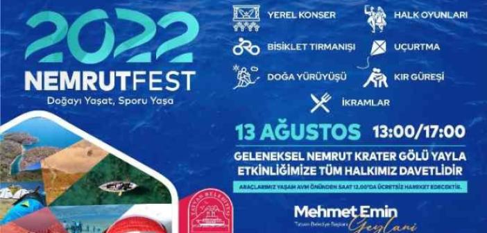 Tatvan’da “Nemrut Yayla” şenlikleri düzenlenecek