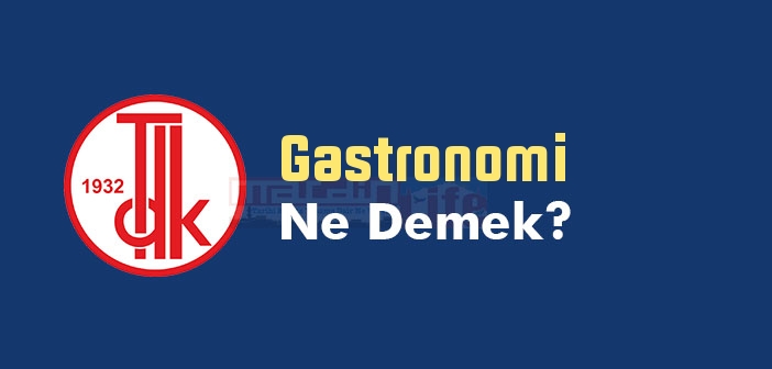 Gastronomi ne demek? Gastronomi TDK sözlük anlamı nedir?