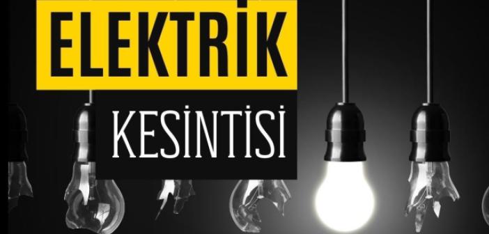 3 ilçede 13 mahallede elektrik kesintisi