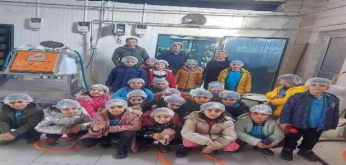 Tatvan’da minikler yerli üretim fabrikalarını gezdi