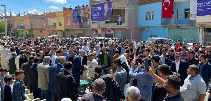 AK Parti Mardin Milletvekili adayı Faruk Kılıç’a sevgi seli