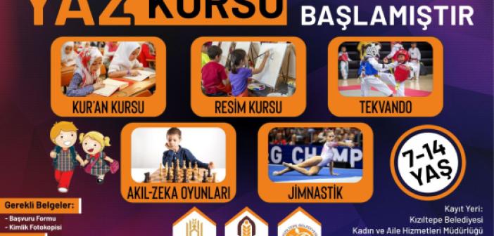 Kızıltepe’de yaz kurslarına kayıtlar başladı