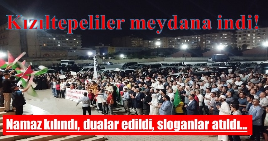 Kızıltepeliler meydana indi!