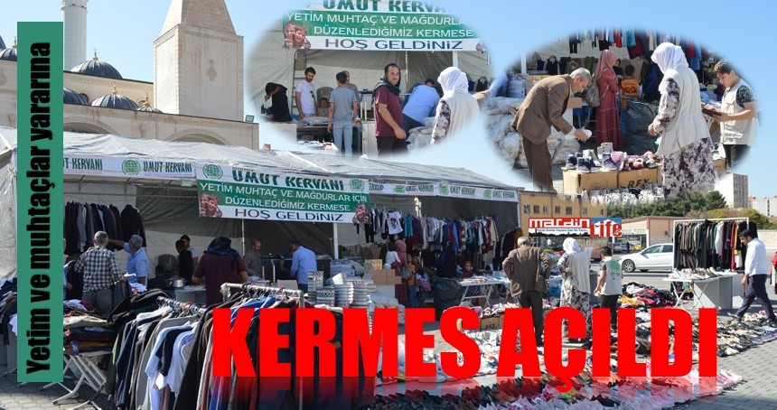 Yetim ve muhtaçlar yararına kermes açıldı