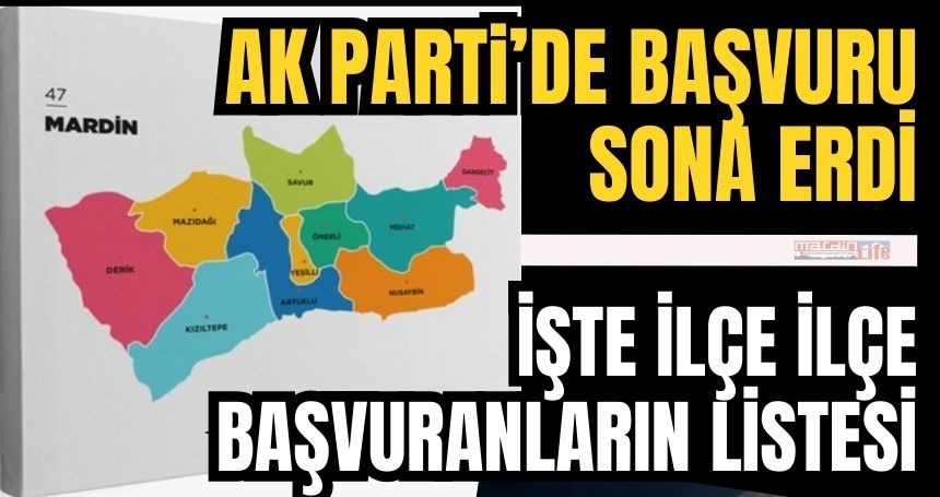 AK Parti Mardin’de aday adayları belli oldu