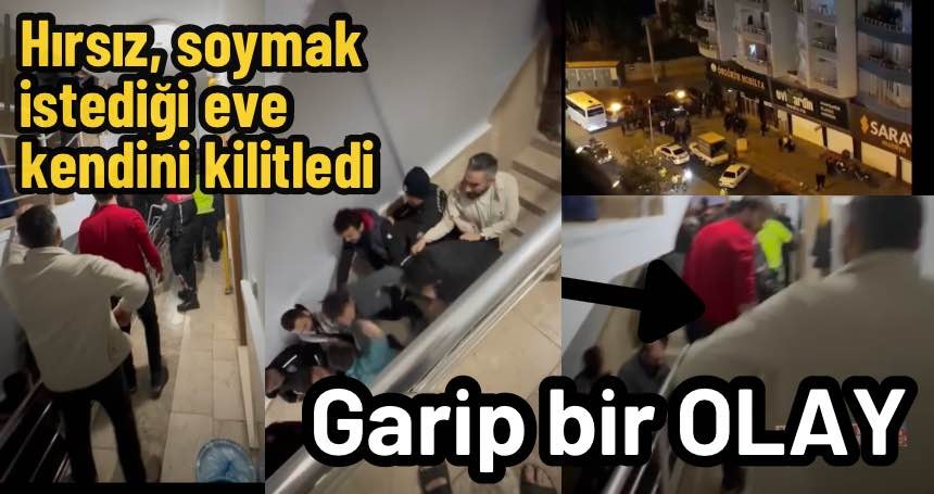 Mardin’de bir garip hırsızlık olayı! Hırsız Ev sahibini eve kilitledi!