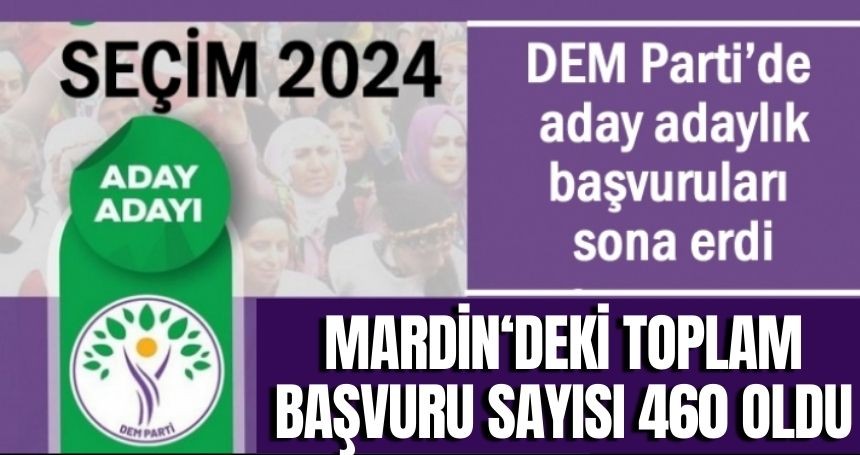 DEM Parti’de Mardin için başvuranların sayısı belli oldu