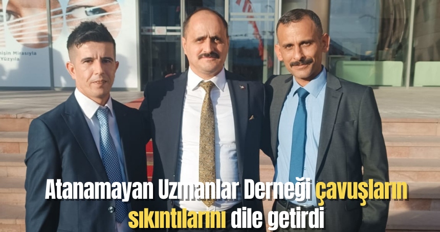 Atanamayan Uzmanlar Derneği çavuşların sıkıntılarını dile getirdi