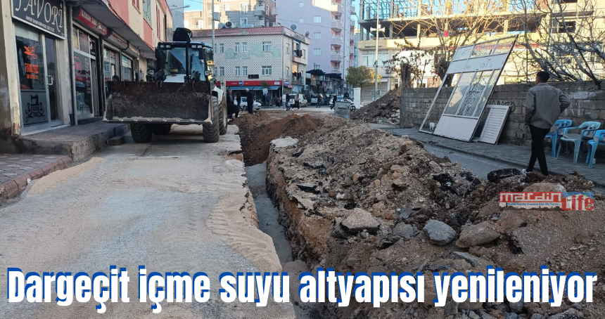 Dargeçit içme suyu altyapısı yenileniyor