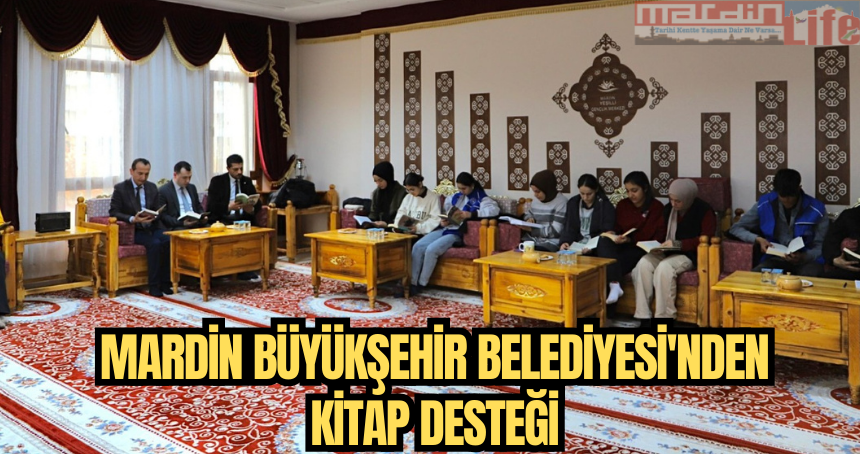 Mardin Büyükşehir Belediyesi'nden kitap desteği