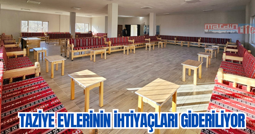 Taziye evlerinin ihtiyaçları gideriliyor