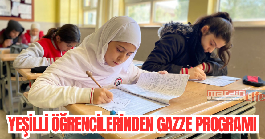 Yeşilli Öğrencilerinden Gazze Programı