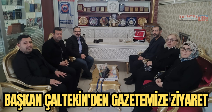 Başkan Çaltekin'den Gazetemize ziyaret