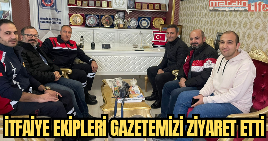 İtfaiye'den Gazetemize 10 Ocak Ziyareti