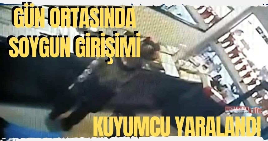 Kızıltepe'de Kuyumcuya Soygun Girişimi