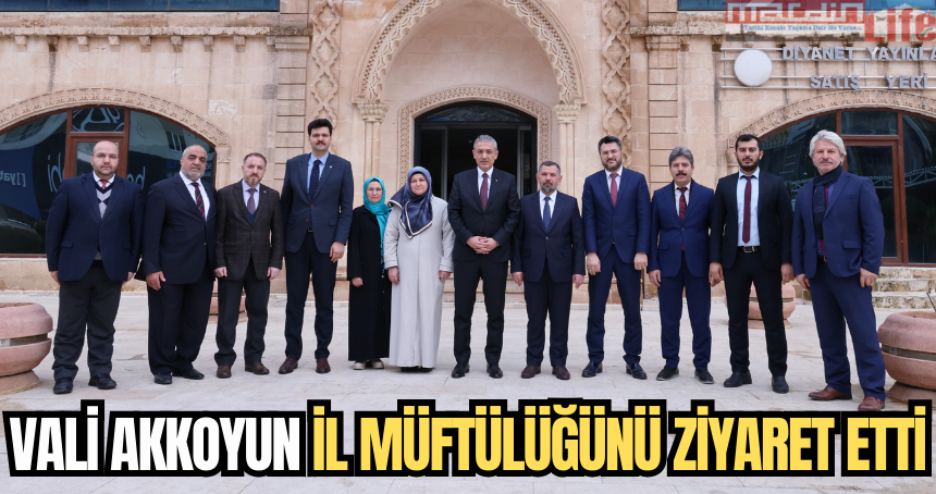 Vali Akkoyun İl Müftülüğünü ziyaret etti