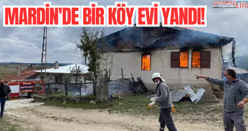 Mardin'de köy evi yandı!