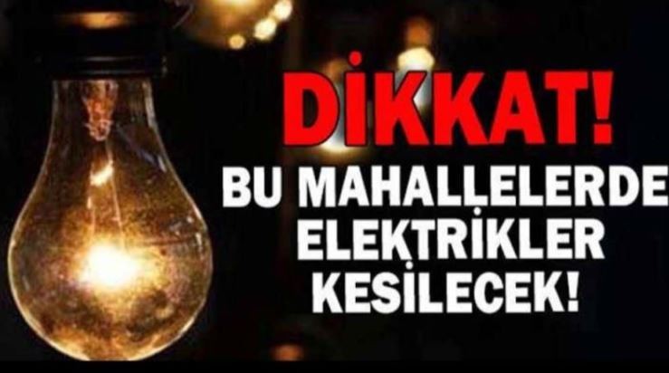 DİKKAT! Mardin'de 27 Ocak elektrik kesintisi yaşanacak yerler