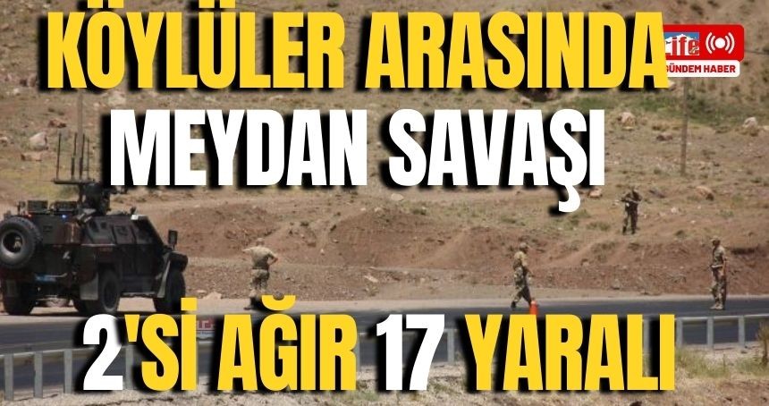 Mardin'de Silahlı kavga: 2'si ağır 17 yaralı