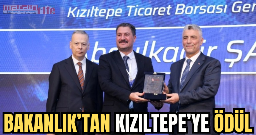 Bakanlıktan Kızıltepe'ye ödül