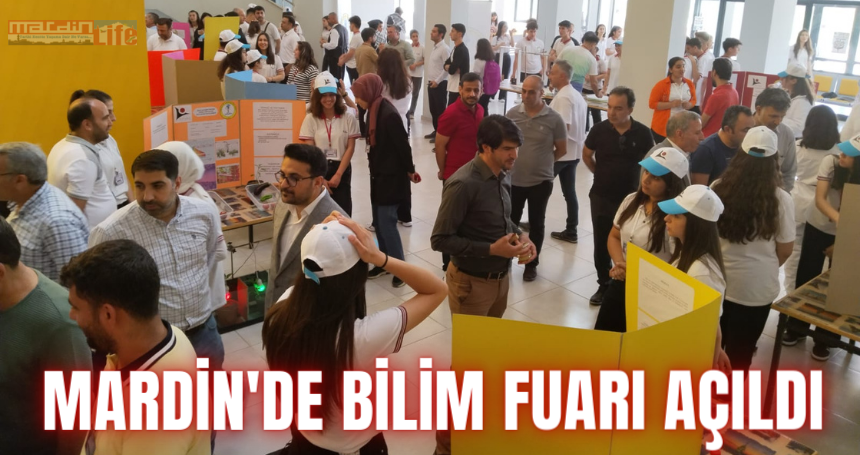 Kızıltepe'de bilim fuarı açıldı