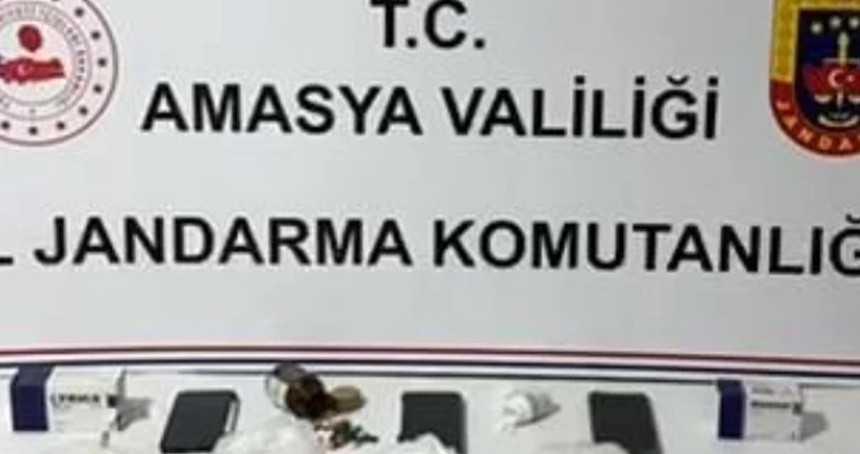 Amasya'da uyuşturucu operasyonu: 2 gözaltı