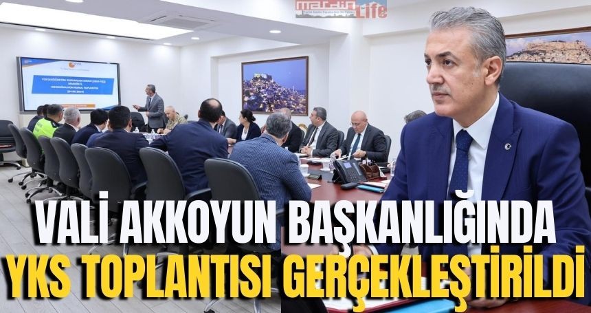 Vali Akkoyun Başkanlığında YKS Toplantısı gerçekleştirildi