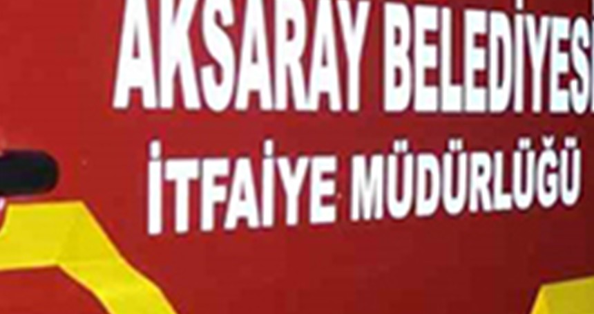 Aksaray'da kereste fabrikasında yangın