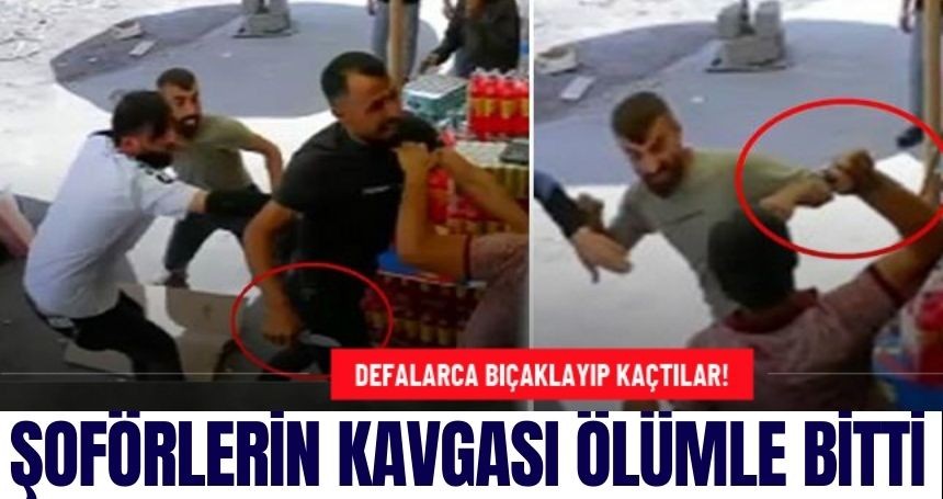 Şoförlerin kavgasında kan aktı