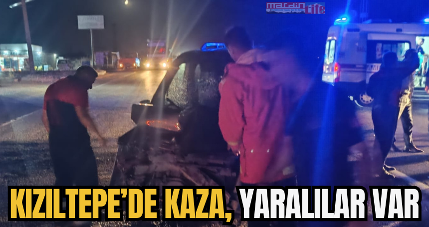 Kızıltepe'deki kazada aynı aileden 5 kişi yaralandı