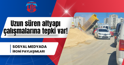 Uzun süren altyapı çalışmalarına tepki var!