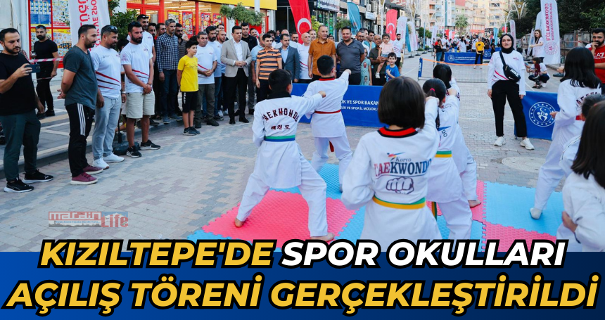 Kızıltepe'de spor okulları açılış töreni gerçekleştirildi