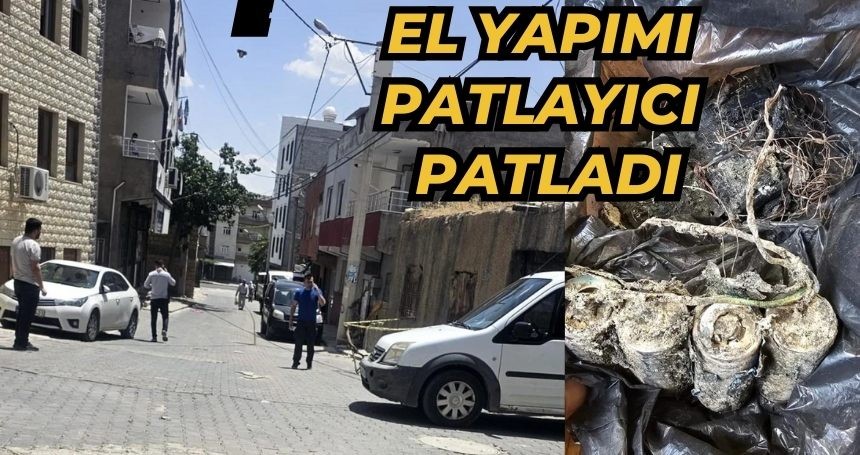 El Yapımı Patlayıcı mahalleliyi korkuttu