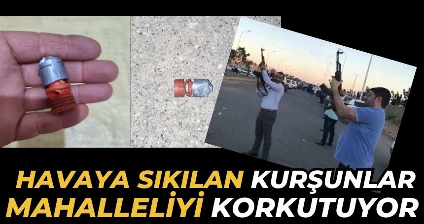 Düğünlerde sıkılan mermiler korkutuyor