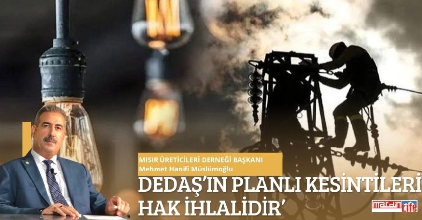 Müslümoğlu: Planlı kesintiler hak ihlalidir!