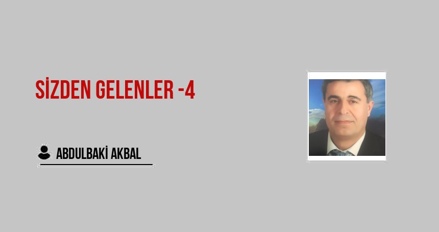 Sizden Gelenler -4