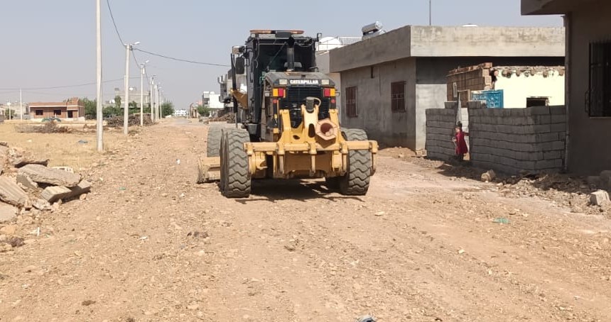 Kızıltepe'de işgal edilen yol trafiğe açıldı