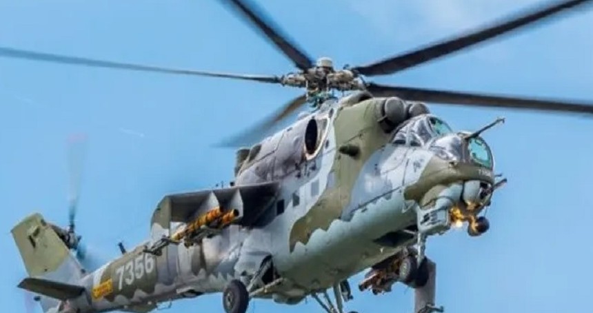 Rusya'da askeri helikopter düştü