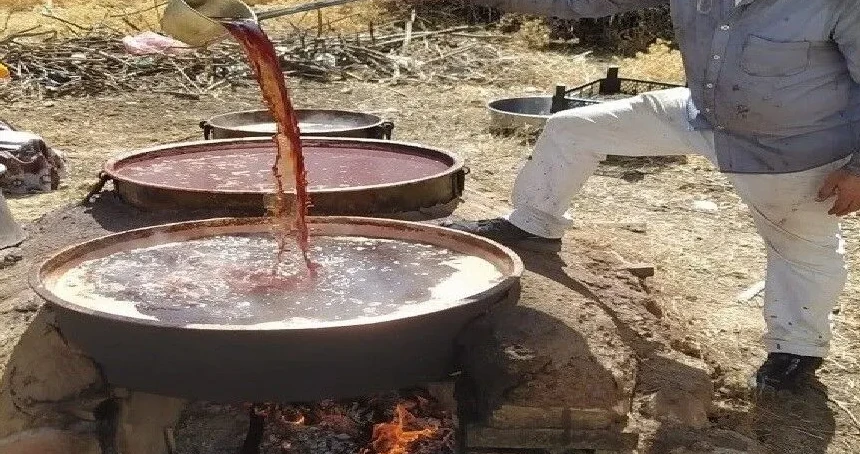 Mardin'in yöresel lezzeti pekmez ve yapım aşamaları