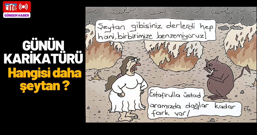 Günün karikatürü: Hangisi daha şeytan?