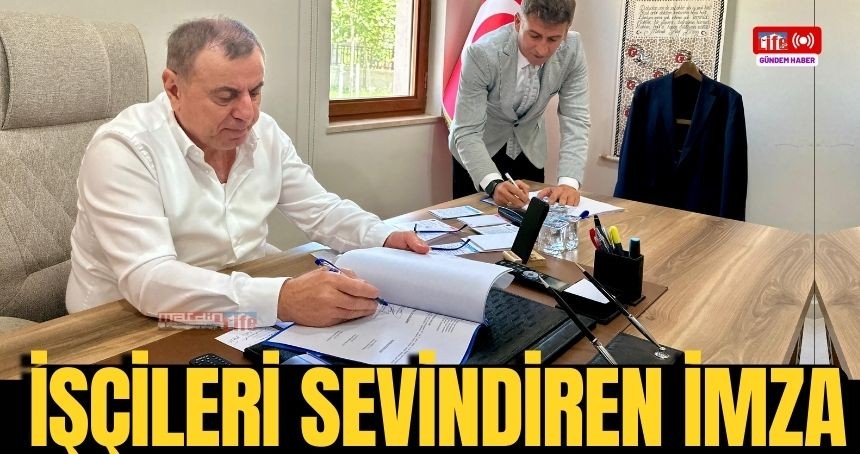 Belediye İşçilerini sevindiren Haber