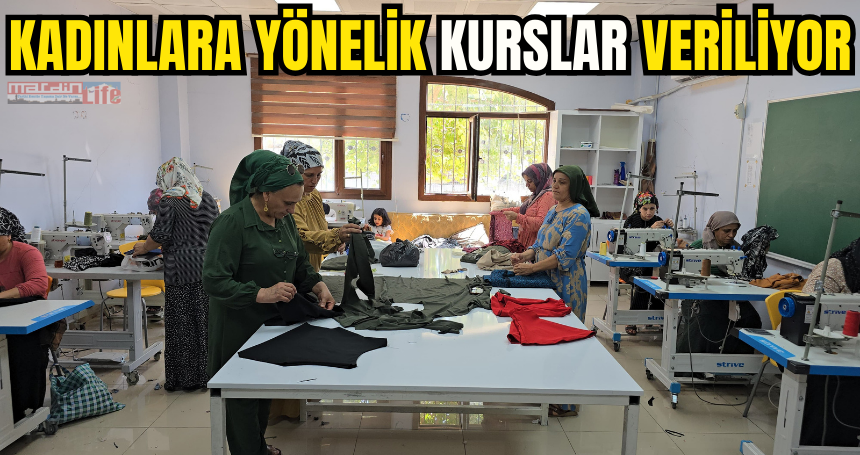 Mardin'de kadınlara yönelik kurslar veriliyor