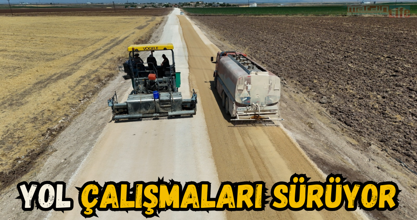 Mardin'de Yol çalışmaları sürüyor