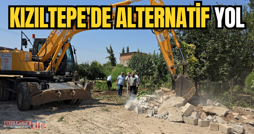 Kızıltepe'de alternatif yol