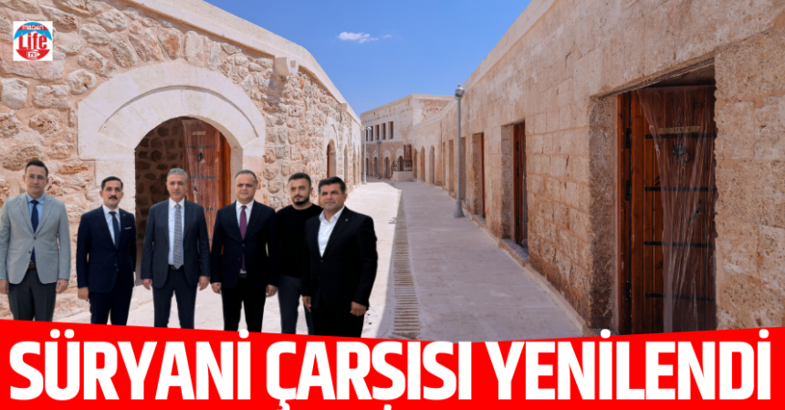 Süryani Çarşısı yeni yüzüne kavuştu