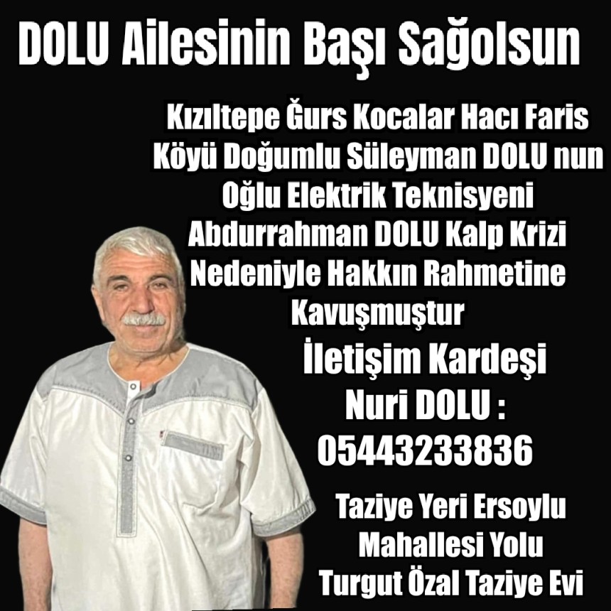 Dolu ailesinin acı günü