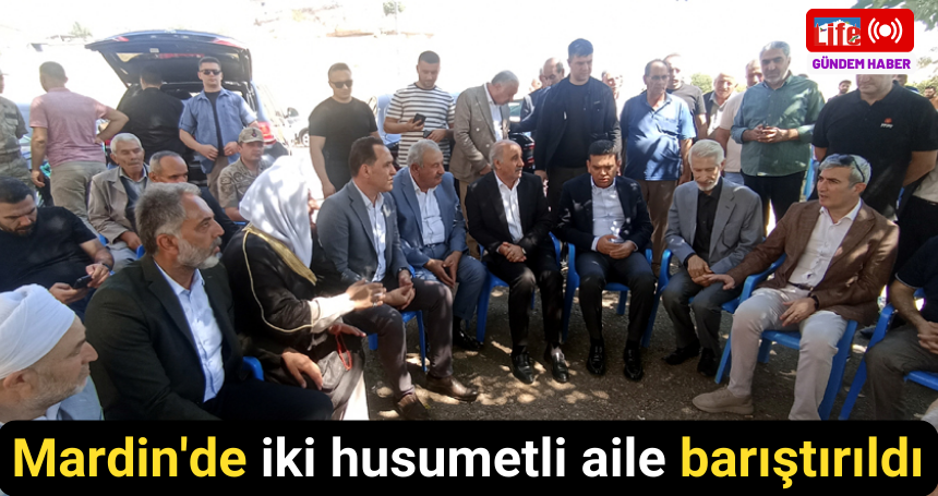 Mardin'de iki husumetli aile barıştırıldı