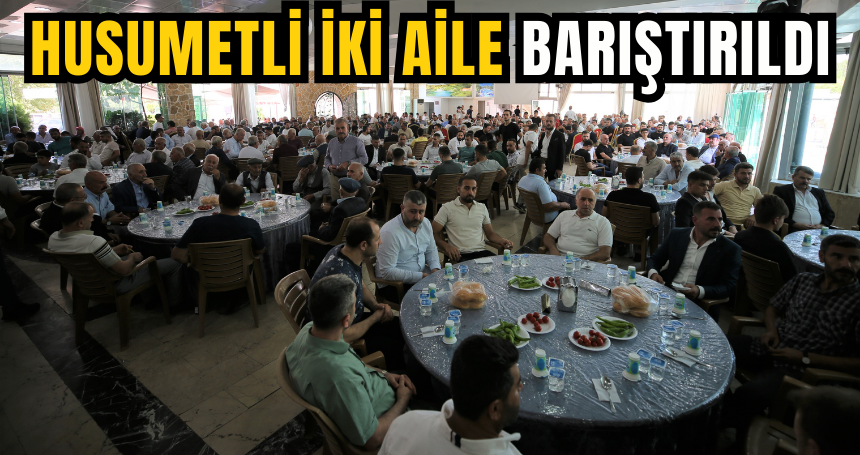 Mardin'de husumetli iki aile barıştırıldı